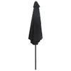 vidaXL Sonnenschirm mit Metall-Mast 300 cm Schwarz Produktbild-Vorschau 10