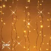 DECOLED LED světelný závěs, 1x12 m, teplá bílá s bleskem, Náhled obrázku produktu 2