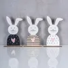 3er Set Deko-Hase H22cm Holz Osterhase Tischdeko Osterdeko Produktbild-Vorschau 6