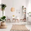 Boho hanglamp, bamboe, diameter 40 cm, E27, wit/bruin Productafbeelding-voorbeeld 5