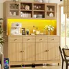Flieks Hochbuffetschrank mit App-gesteuerter RGB-LED, Produktbild-Vorschau 7