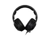A pair of black gaming headphones is shown against a white background. Podgląd zdjęcia produktu