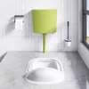 vidaXL Spülkasten Wasserzulauf Unten 3/6 L Olivgrün Produktbild-Vorschau 2