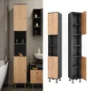 Hochschrank Vicco Fynn Anthrazit/Goldkraft Eiche 30 x 190 Produktbild-Vorschau 1