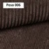 A close-up view of a brown corduroy fabric. Produktbild-Vorschau