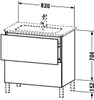 Duravit LC662605555 LC WTU bs 820x481x704 Az 2 Ei Produktbild-Vorschau 1