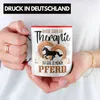 Trendation - Pferde Tasse Geschenk für Reiterin Lustiger Produktbild-Vorschau 2