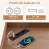 COSTWAY 3-poziomowy regał narożny z stacją ładującą, regał Podgląd zdjęcia produktu 5