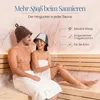 Cappello da sauna Lowell in feltro, motivo grigio/bianco, Anteprima dell’immagine prodotto 4