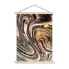 MuchoWow® Textilposter Marmoroptik - Gold - Glitter - Luxus Produktbild-Vorschau 1
