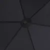 Close-up view of the inside of a black umbrella. Produktbild-Vorschau