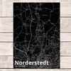 Mr. & Mrs. Panda Postkarte Norderstedt - Geschenk, Stadt Produktbild-Vorschau 2