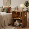 Holzkiste geflammt 50x40x30cm - Regal-Box Obstkiste mit & Produktbild-Vorschau 4