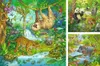 Puzzle Zvířata v džungli 3x49 dílků Náhled obrázku produktu 5
