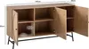 FineBuy Sideboard 140x80x39 cm Kommode Eiche-Nachbildung Produktbild-Vorschau 3