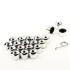 20x Radschraube Kappen Set 17mm chromfarben für CITROEN Produktbild-Vorschau 3