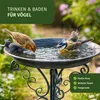 Moritz Vogeltränke Vogelbad Rostoptik braun mit kleinem Produktbild-Vorschau 6