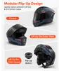 Casque moto pliable SucceBuy avec double écran, taille M, Voir les images du produit 2