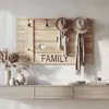 Wandgarderobe HWC-C89 Family, garderobepaneel, vintage Productafbeelding-voorbeeld 1