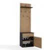 Topeshop DUO WIESZAK ANT/ART, Partikelbord, Anthrazit, Produktbild-Vorschau 2
