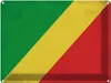 vianmo Blechschild 30x40 cm Kongo the Congo Flagge Fahne Produktbild-Vorschau 1
