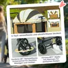 PawHut 2 en 1 Chariot pour chiens Buggy pliable pour chiens Voir les images du produit 6