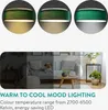 Navaris LED Deckenleuchte 22W - Rund ∅ 40cm - Design Samt Produktbild-Vorschau 2