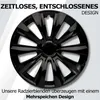 Radkappen 16 Zoll schwarz für Stahlfelgen - Deltanos Produktbild-Vorschau 7