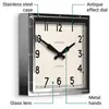 Newgate Quad - Wanduhr - Edelstahl Produktbild-Vorschau 4