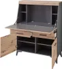 Sekretär SELVA-36 in Artisan Eiche Nb. mit graphit, B/H/T Produktbild-Vorschau 2