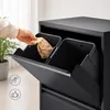 Contenitore per rifiuti Relaxdays, con 4 scomparti, Anteprima dell’immagine prodotto 9