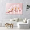 Leinwandbild zen-orchideen in puderrosa 120x80 cm Feeby Produktbild-Vorschau 2