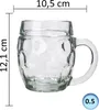 Bierglas, Bierkrug, Maßkrug, Bierseidel 6er Set Biergläser, Produktbild-Vorschau 4