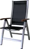 Klappsessel Alu Sun Star Comfort, Klappbar, Farbe: Silber Produktbild-Vorschau 1