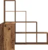 Biurko Narożne Z Półką Stare Drewno 101,5 X 149,5 X 149,5 Podgląd zdjęcia produktu 4