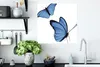 MuchoWow® Poster Eine Illustration von zwei blauen Produktbild-Vorschau 3