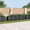 vidaXL Lit surélevé de jardin Anthracite 320 x 80 x 77 cm Voir les images du produit 2