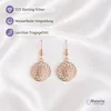 MATERIA Lebensblume Ohrringe Damen Rosegold Silber 925 - Produktbild-Vorschau 3