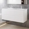 120 cm Badmöbel-Set Unterschrank mit dünn Keramik Produktbild-Vorschau 1