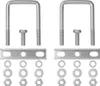 Support en U carré 60mm pour pince à roue jockey - lot de 2 Voir les images du produit 3