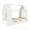 Flieks Kinderbett 90x200cm mit Led, Hausbett mit Fenster Produktbild-Vorschau 8