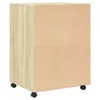 vidaXL Skříňka na kolečkách Sonoma dub 60x48x81 cm materiál Náhled obrázku produktu 6