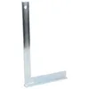 A metal L-shaped tool with a hole at the top of the vertical arm, isolated on a white background. Produktbild-Vorschau