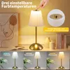 ZMH Stolní lampa Bezdrátová noční lampa Sada 2 LED stolních Náhled obrázku produktu 3