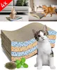 4x Kratzbretter mit Minze für Katzen | Kratzbrett aus Pappe Produktbild-Vorschau 1