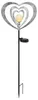 LED Solarleuchte Herz Silber, Höhe 82cm Produktbild-Vorschau 14