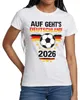 Spreadshirt Auf Geht's Deutschland 2026 Fußball Fan Frauen Produktbild-Vorschau 1