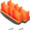Bouchons de pied MONTO (paire) 77x25 mm, orange, pour Voir les images du produit 4