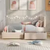 Fortuna Lai Polsterbett Doppelbett mit 2 Schublade Produktbild-Vorschau 2