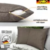 Dekokissen Kissenhülle ohne Füllung 40x40cm Kissenbezug mit Produktbild-Vorschau 3